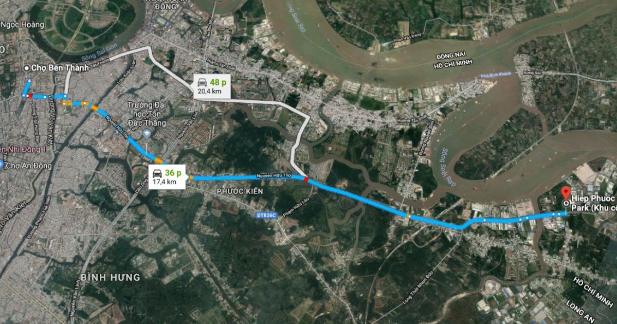 ホーチミン市中心部からHiep Phuoc工業団地までの行き方 | Hiep Phuoc 工業団地株式会社