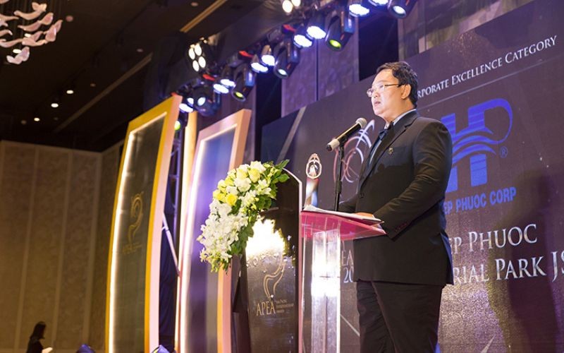 Công Ty Cổ Phần Khu Công Nghiệp Hiệp Phước Được Vinh Danh Doanh Nghiệp Xuất Sắc Châu Á 2018 | Hiep Phuoc 工業団地株式会社