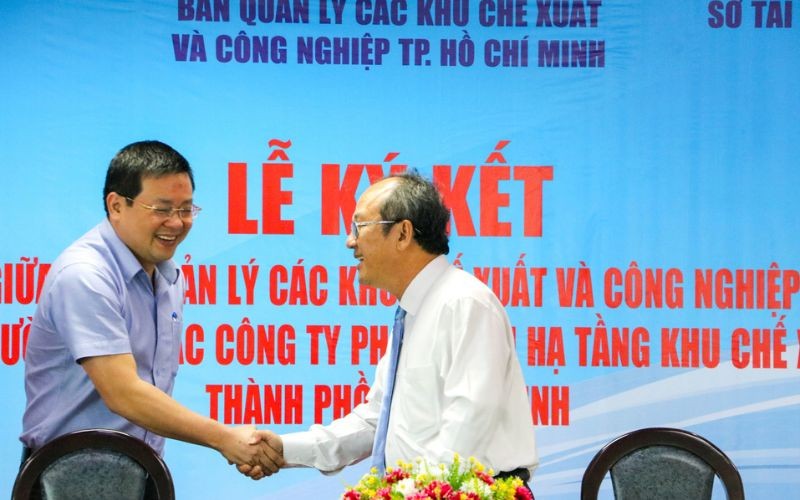Hình Ảnh Lễ Ký Kết Quy Chế Phối Hợp Hepza - Sở Xây Dựng - Sở Tài Nguyên - Môi Trường | Hiep Phuoc 工業団地株式会社