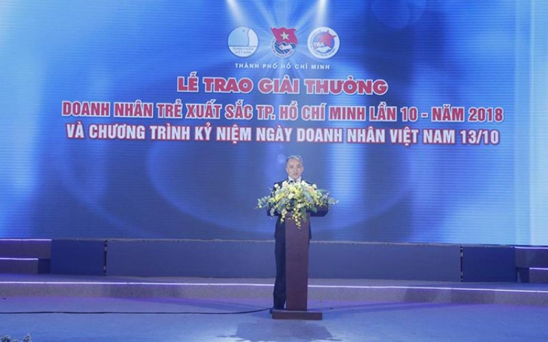 Khu Công Nghiệp Hiệp Phước Đồng Hành Cùng Lễ Trao Giải Thưởng Doanh Nhân Trẻ Xuất Sắc Tp. Hcm Lần 10 - Năm 2018 | Hiep Phuoc 工業団地株式会社